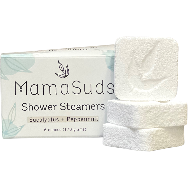 MamaSuds Shower Steamers on white background