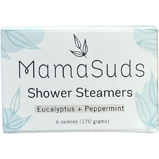 Shower Steamer box on white background